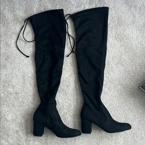 Charles David Black Over-the-Knee Boots
